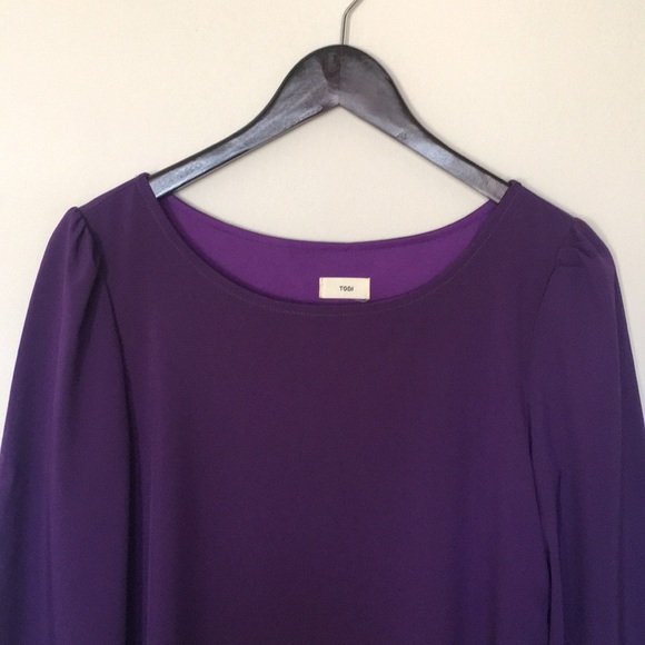 Purple shift dress - Picture 2 of 3